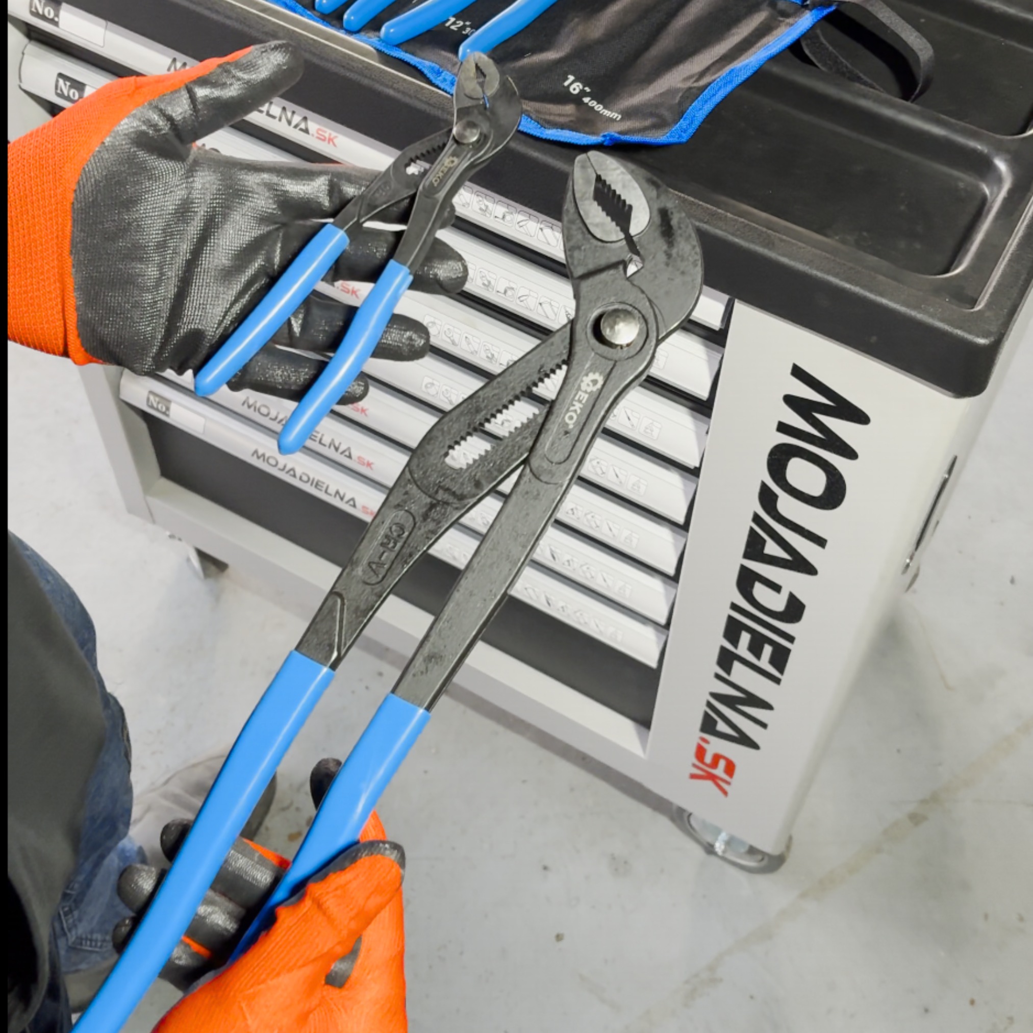 G00870 - Sada nastaviteľných klieští- blicky na rúry 4 ks. 175 mm-400 mm CRV G00870 (6)